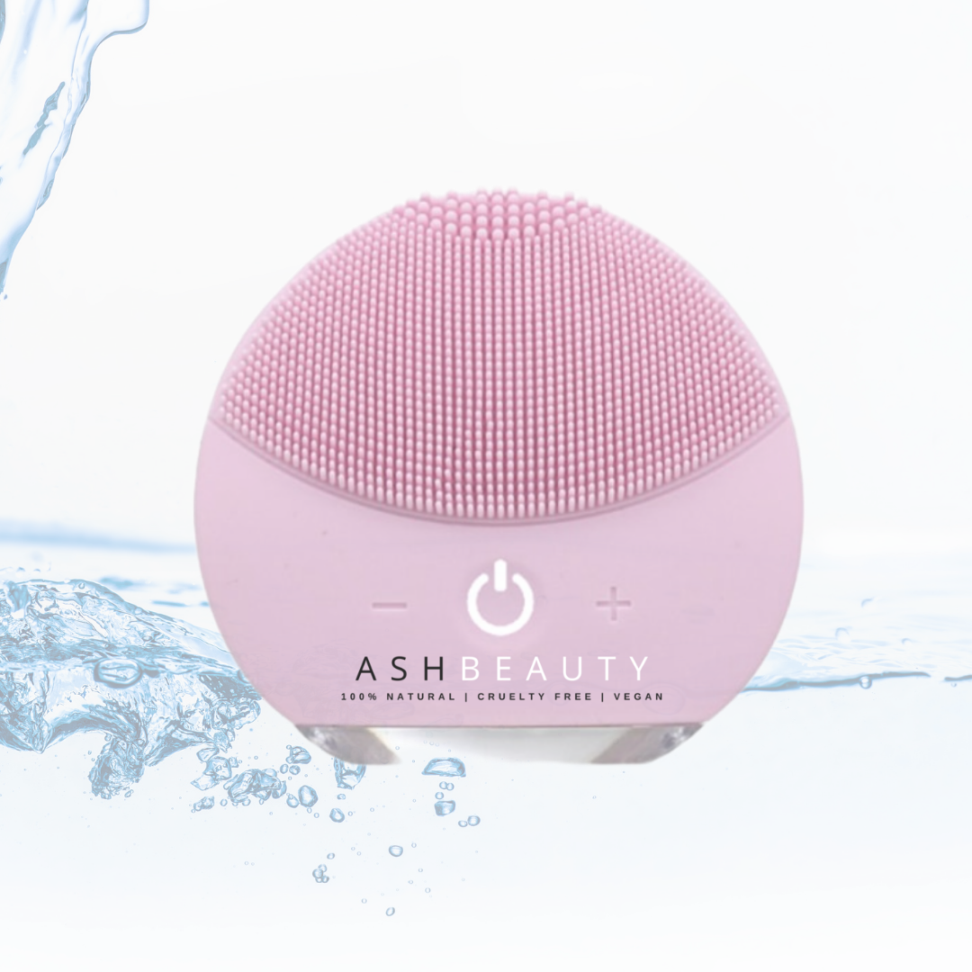 Pink Electric Facial Cleansing & Exfoliating Brush