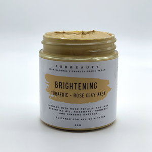 Turmeric & Rose Skin Brightening Clay Mask